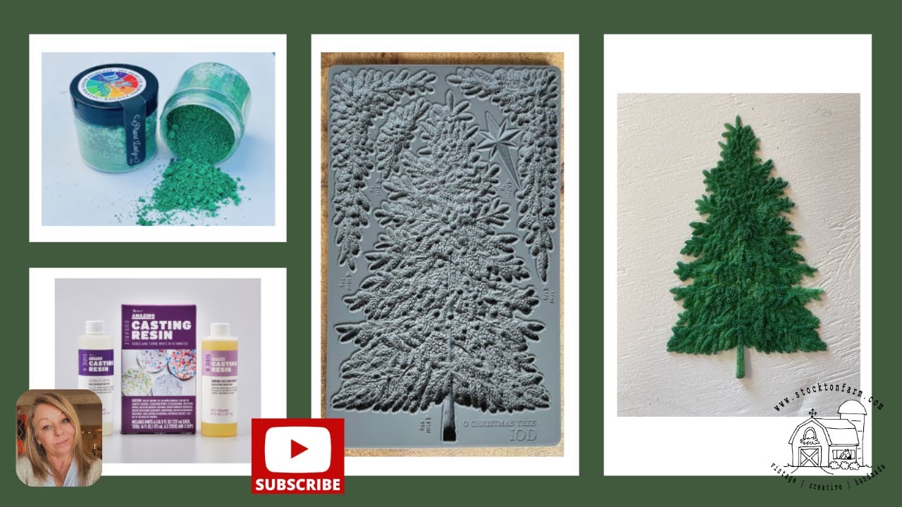 Easy Holiday DIY With IOD O Christmas Tree Mould DIY Paint Making Easy Holiday DIY With IOD O Christmas Tree Mould DIY Paint Making