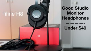 Good Studio Monitor Headphones For Under $40 - fifine H8