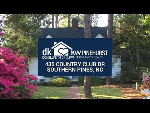 435 Country Club Drive, Southern Pines, NC home video tour
