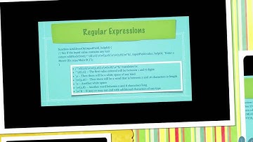 Javascript Regular Expressions