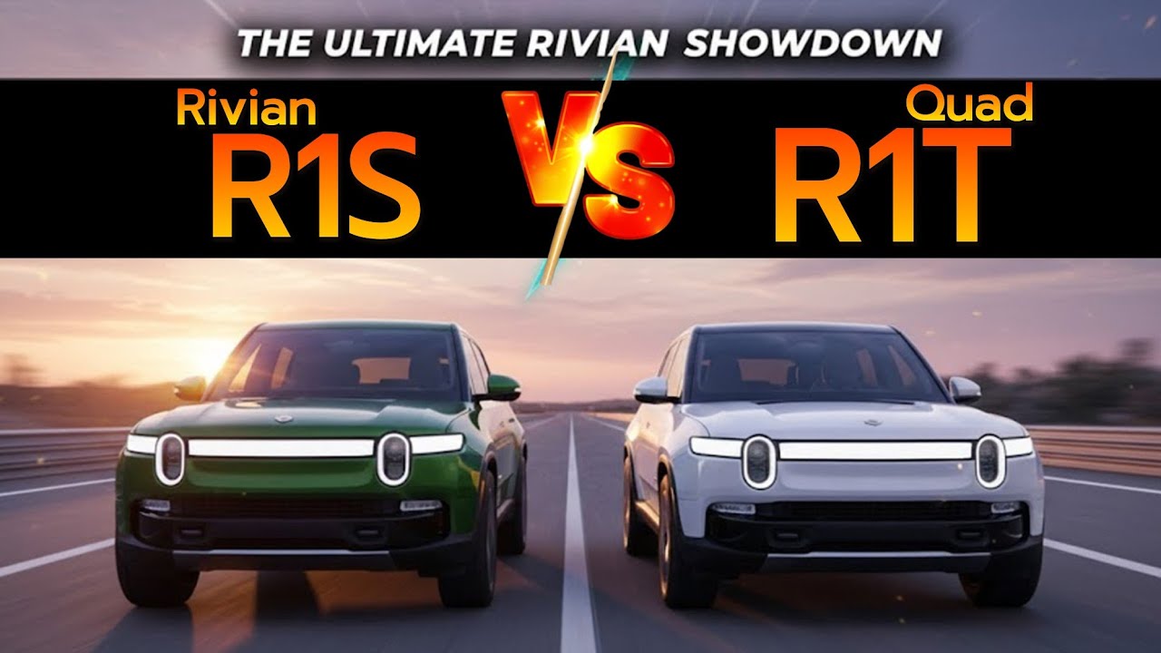 Rivian R1S Vs Rivian R1T Quad Motor — Real Performance, Range & Towing ...