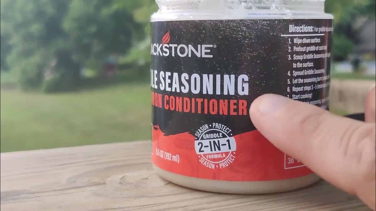 Blackstone 4114 Griddle Seasoning and Cast Iron Conditioner Review
