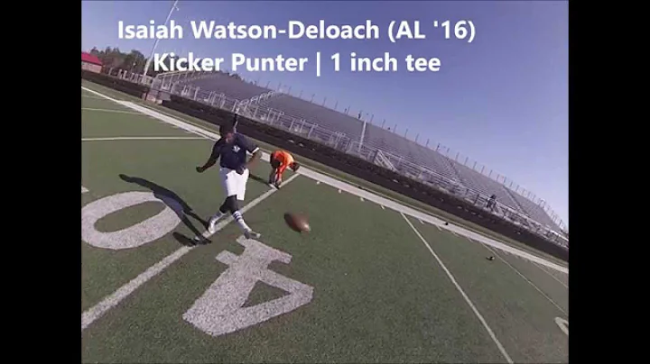 Isaiah Watson-Deloach C/O 2016 Kicker Punter | Ala...