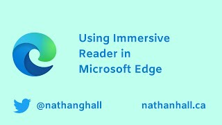 Using Immersive Reader in Microsoft Edge