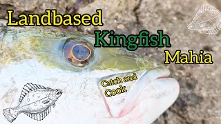 Landbased Kingfish in Mahia with Paul [ Catch and Cook ]
