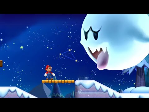 New Super Mario Bros. U Deluxe – Part 3: Frosted Glacier & Massive Boo