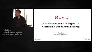 A Scalable Prediction Engine for Automating Structured Data Prep | Ihab Ilyas screenshot 1