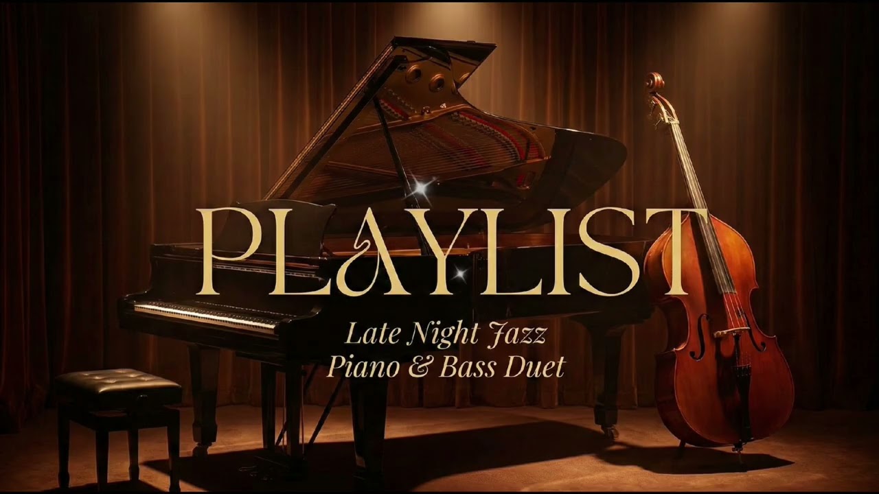 [playlist] 잠들기 전 편안한 재즈 연주 | 따뜻한 위로가 필요할 때 | Emotional Late Night Jazz | Piano & Double Bass Duet