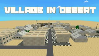 Деревня в пустыне. Мини клип в combat sandbox 3D