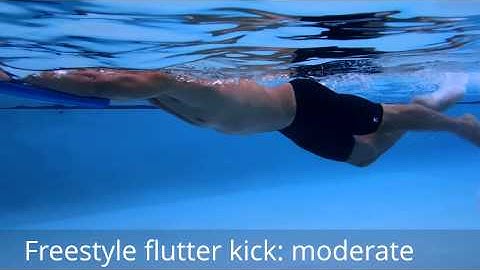 Swim Speed Workouts: The Freestyle Flutter Kick with Kickboard