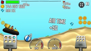 Hill Climb Racing - Part 27 | HoverCraft on Beach | PC Gameplay