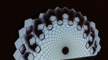 3D Projection mapping and augmented reality light sculpture: By Shufflemedia Productions