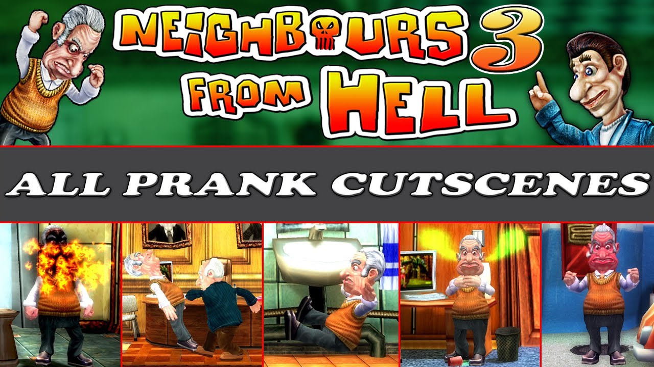 ALL Pranks/ Tricks/ Funny Moments (Neighbours From Hell 3)