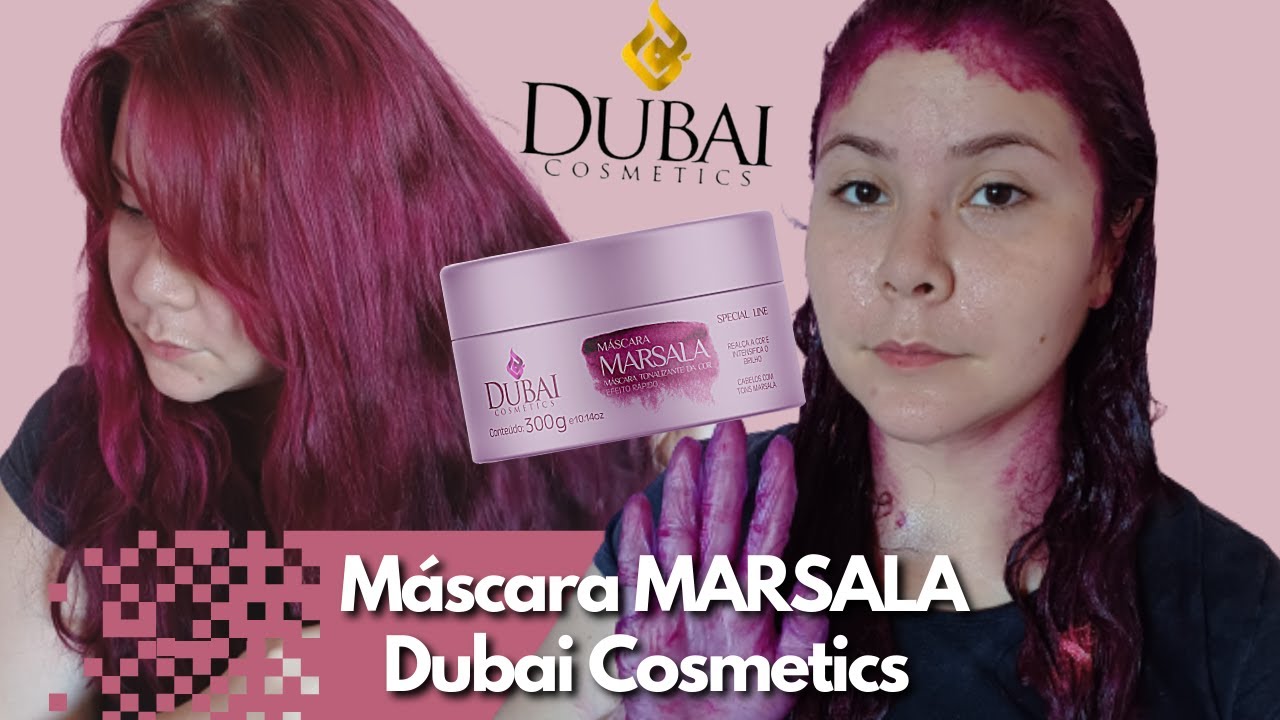 Máscara MARSALA Tonalizante da DUBAI COSMETICS YouTube