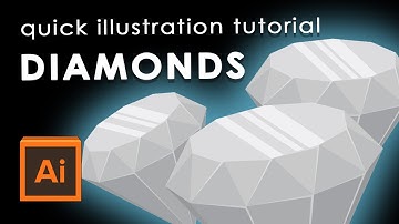 Quick Illustration Tutorial | Diamonds | Adobe Illustrator