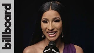 Cardi B Wins Top Rap Female Artist \& 5 Other Categories | Backstage Interview | BBMAs 2019