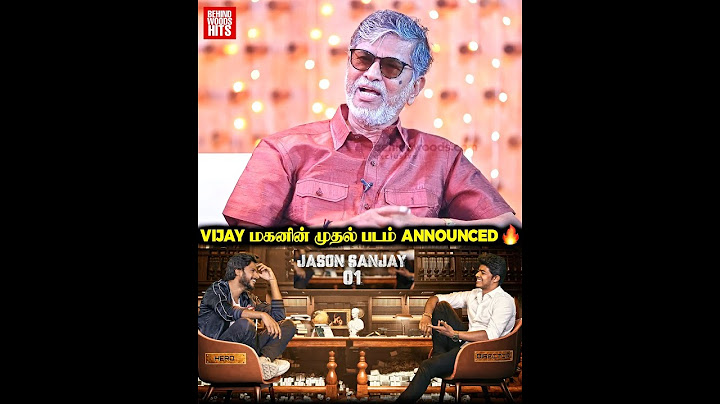 Thalapathy Vijay மகன் JASON SANJAY-ன் முதல் பட Hero ஆனார் Sundeep Kishan🔥