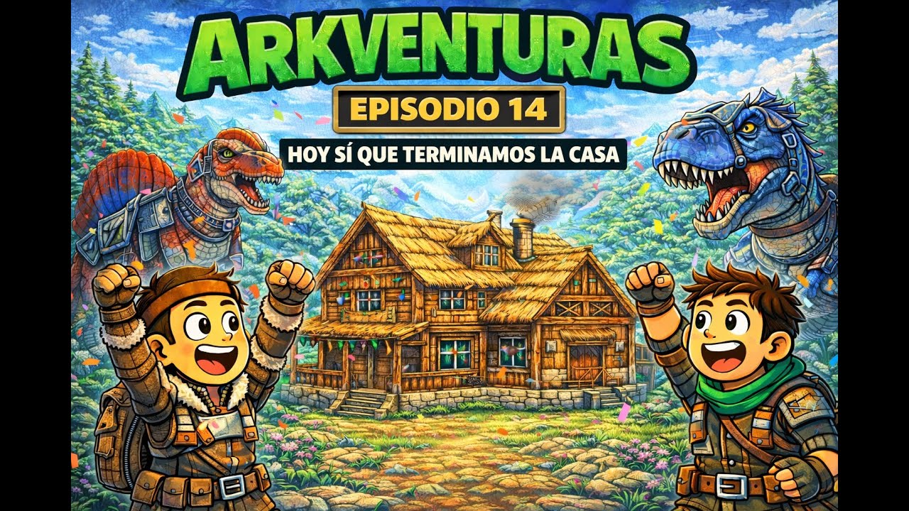 ARKVENTURAS #14 | HOY SÍ QUE CONSTRUIMOS LA CASA 🏡🔥