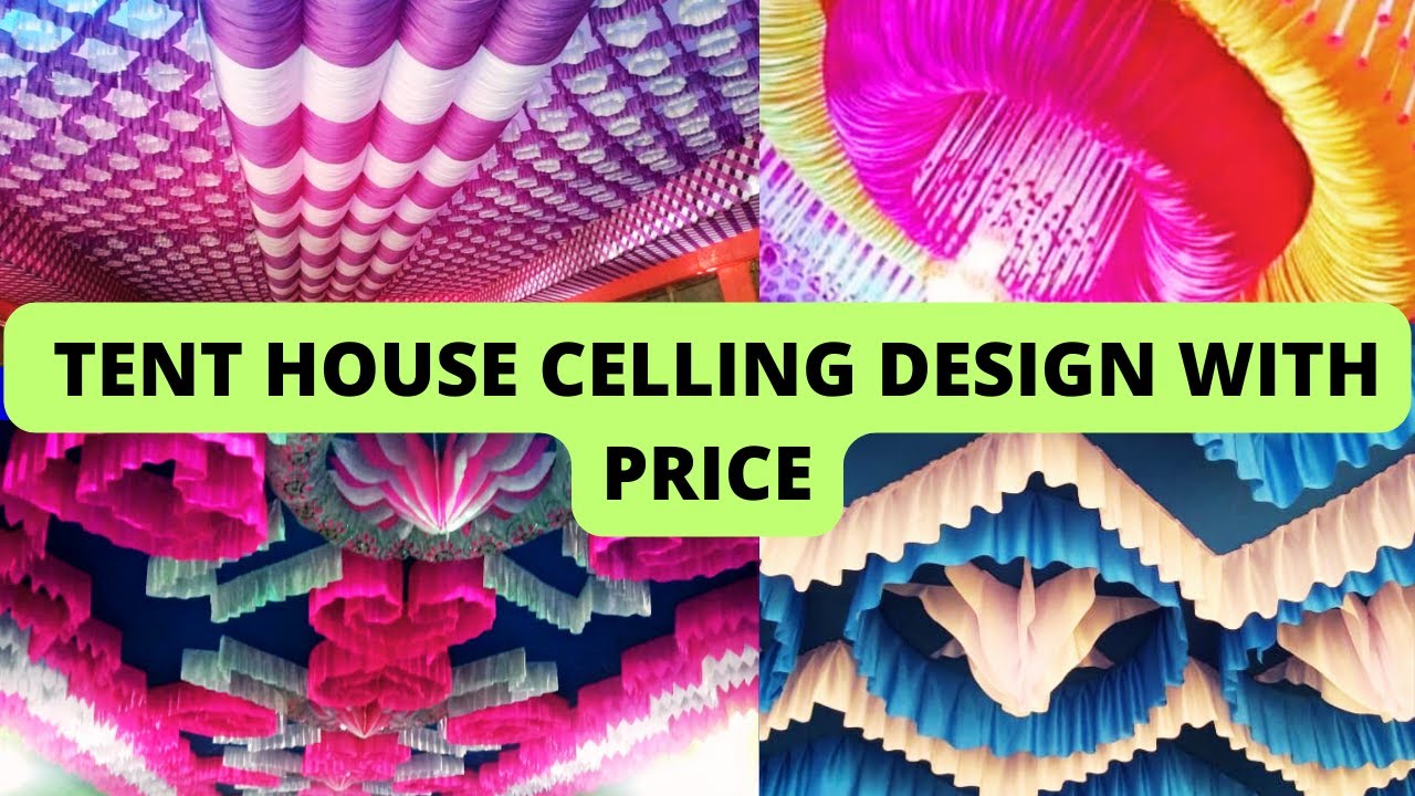 top tent house decoration celling design with price YouTube