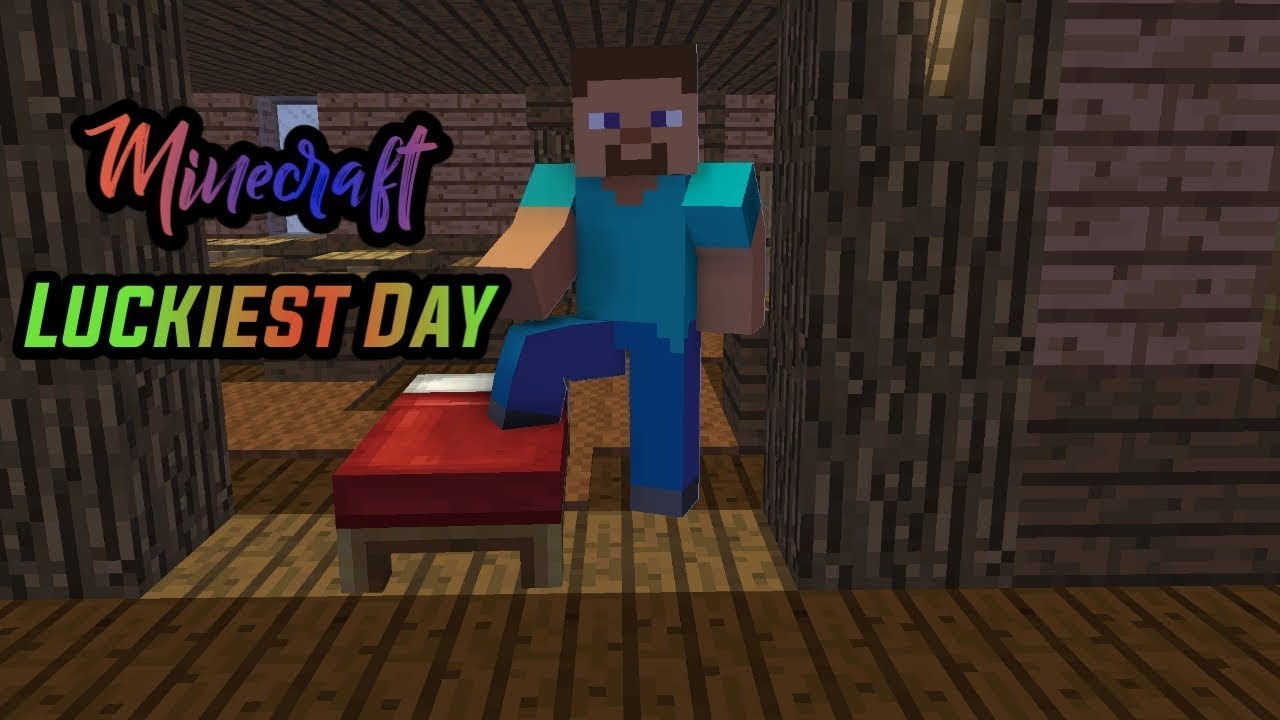 Minecraft but it's the most luck in one video #6