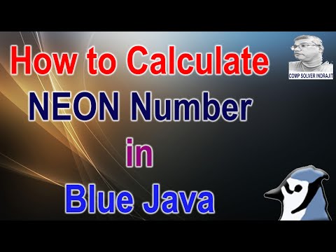 Neon number in java |