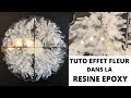 Tuto resine effet fleur  coasters flowers effect epoxy resin