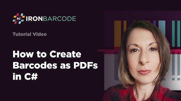 How to Create Barcodes as PDFs in C#