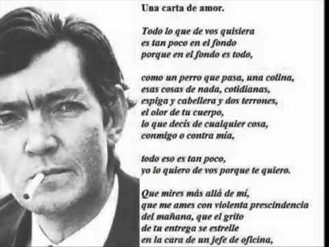 Poema Julio Cortázar "Una carta de amor" - YouTube