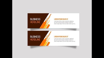 Abstract Web Banner Design - Photoshop Tutorial