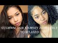 CCGRWM HAIR JOURNEY 2020| CURLY TO RELAXED