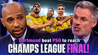 Henry, Carragher \u0026 Micah react as Dortmund reach UCL final! 🟡 | UCL Today | CBS Sports