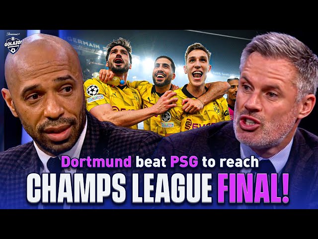 Henry, Carragher u0026 Micah react as Dortmund reach UCL final! 🟡 | UCL Today | CBS Sports class=