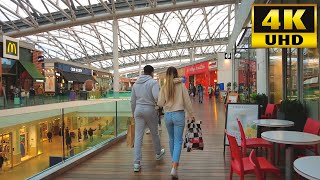 4K WALK, WALKING Tour France, Walk To LYON Confluence Shopping Mall, 4k FRANCE Beautiful City LYON