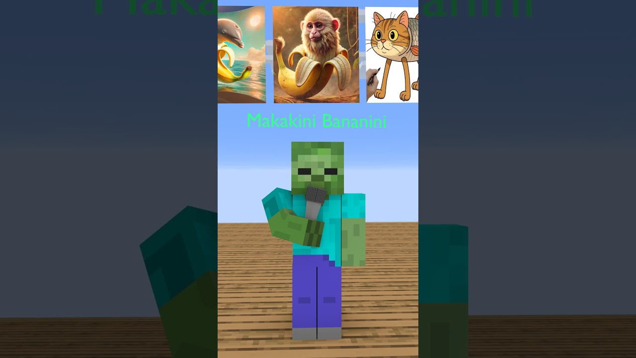 Brainrot challenges to Rap by character name - Minecraft Animation