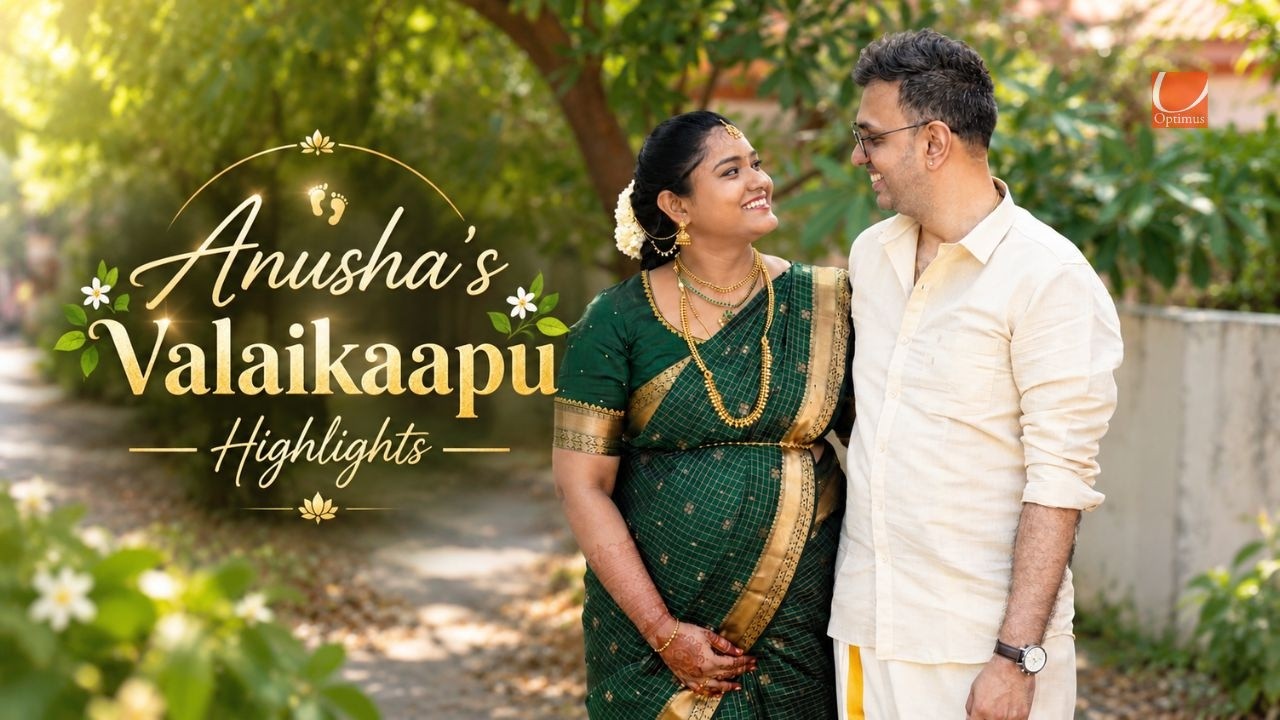Anusha' Valaikappu || Highlights || Srirangam || Optimus Imaging