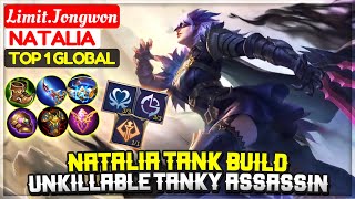 Natalia Tank Build, Unkillable Tanky Assassin [ Top 1 Global Natalia ] Limit.Jongwon Mobile Legends