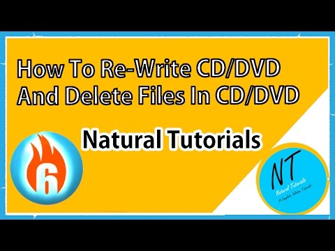 How To Delete Some Files From DVD Or CD And Rewrite The CD DVD Using Ashampoo Burning Studio