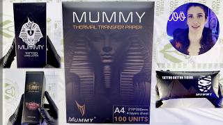 Mummy Tattoo Supplies   Stencil Paper, Applicator, Wipes and Aftercare Lotion Review