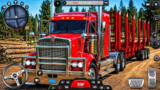 Ultimate Heavy Timber Cargo Transport Mission 🚛🌲🔥 | Realistic Offroad Logging Truck  Gameplay screenshot 4
