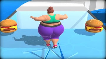 FAT 2 FIT! Game 🥒🍔 Trend Body Game! [BIG UPDATE] level 24 #shorts