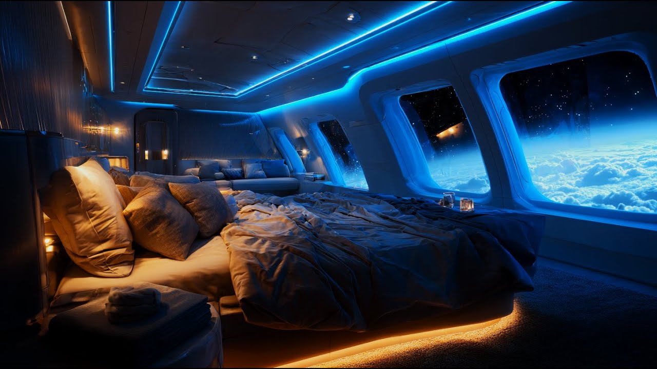 Спите спокойно в самолете | ASMR Ambience в самолете для релаксации