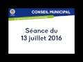 Séance du 13 juillet 2016