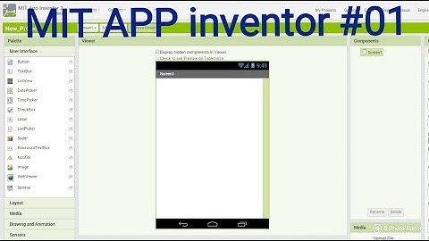 MIT APP inventor #01... going to MIT website and making simple app in tamil