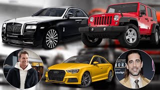 Tom Brady vs Aaron Rodgers car collection