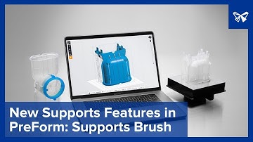 New Supports Features in PreForm: Supports Brush
