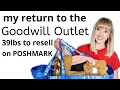 Returning to the Goodwill Outlet Bins | 39lb Thrift Haul to Resell on Poshmark & Ebay for Profit
