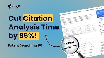 Stuck in the pool of patents doing Citation Analysis?