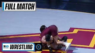 125 LBS Michael DeAugustino Northwestern vs Patrick McKee Minnesota 2021 Big Ten Wres