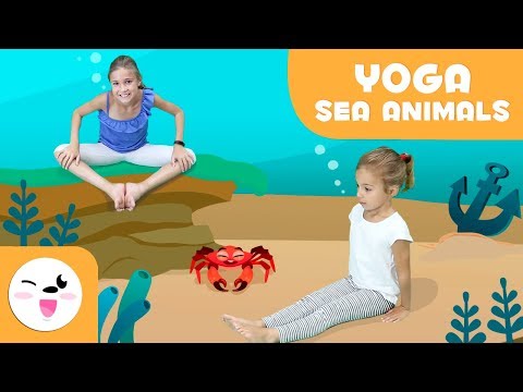 YOGA for Children - Aquatic Animals Yoga Poses  - Yoga Practice Tutorial