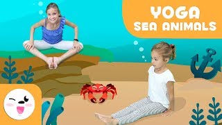 YOGA for Children  Aquatic Animals Yoga Poses   Yoga Practice Tutorial